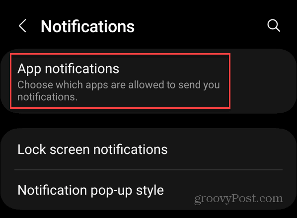 Réduire les notifications sur la barre d'état Android