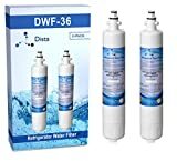 Dista - Cartouche de filtre à eau pour réfrigérateur compatible avec GE RPWF (pas pour RPWFE) (pack de 2)