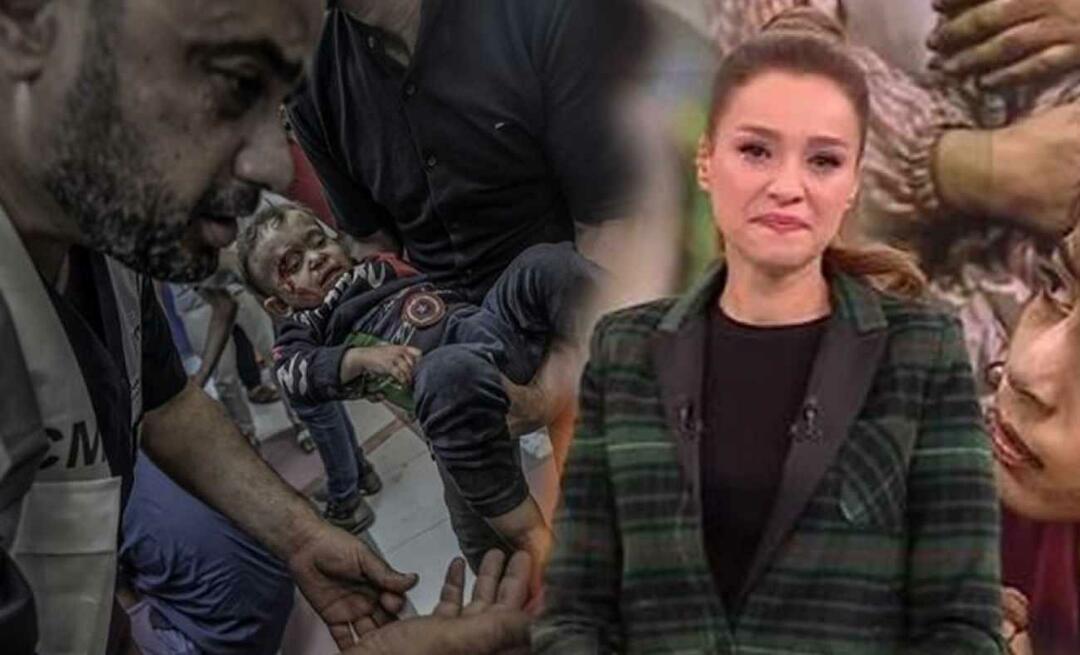 La présentatrice Cansın Helvacı n'a pas pu retenir ses larmes en annonçant la nouvelle du massacre à Gaza !