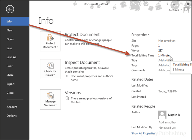 informations sur le document