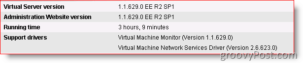 Microsoft Virtual Server 2005 R2 SP1 prend en charge Windows Server 2008:: groovyPost.com