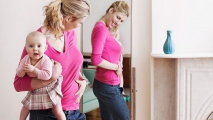 Comment faire fondre le ventre plus rapidement après l'accouchement? Solution d'affaissement du ventre et affaiblissement des aliments 