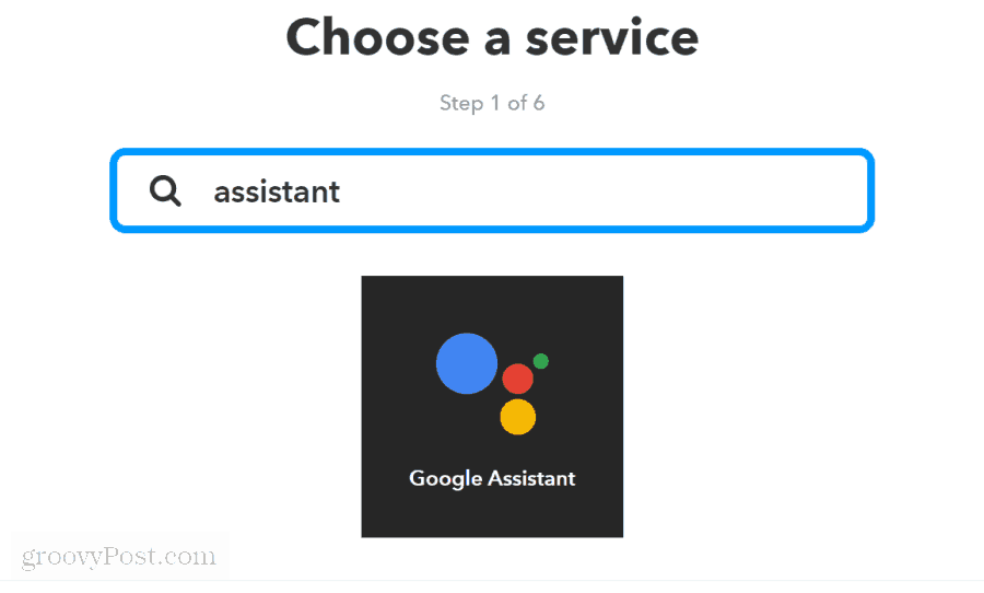 assistant google ifttt