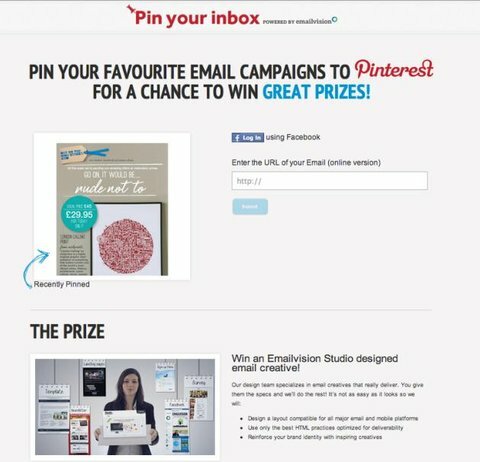 concours emailvisions pinterest