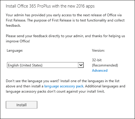 Microsoft passe à Office 2016 uniquement pour Office 365 Business le 28 février