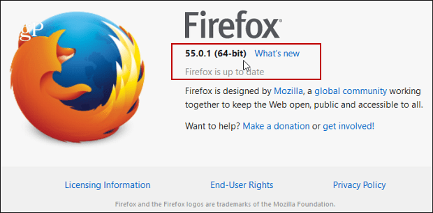 Mozilla-firefox 64 bits