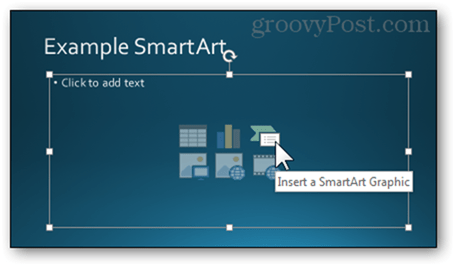 texte vide champ format diapositive style powerpoint 2013 insérer art intelligent smartart grahpic créer nouveau