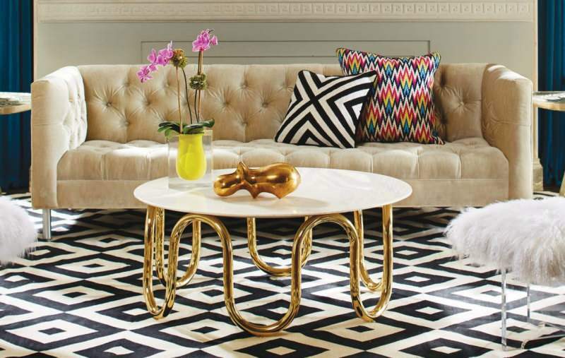 Nouvelle tendance en décoration: les meubles dorés