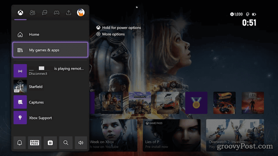 Choisir mes applications de jeux dans le menu Xbox