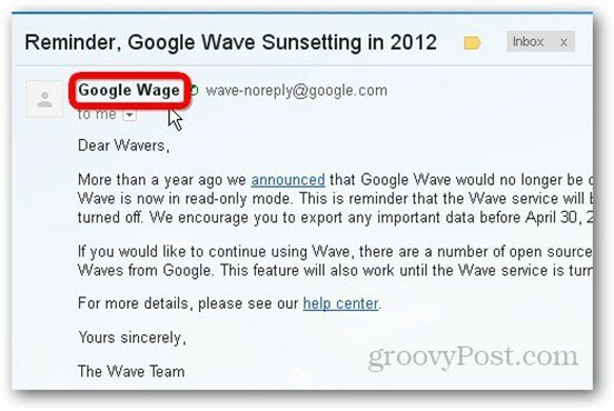 Google Wave fait ses adieux le 30 avril