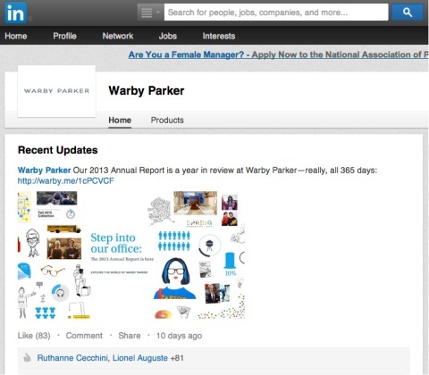 rapport Warby Parker