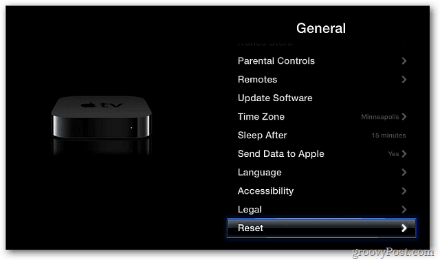 Comment restaurer votre Apple TV aux paramètres d'usine