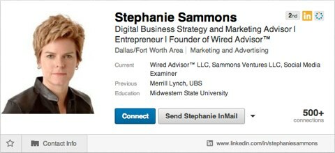 stephanie sammons profil LinkedIn