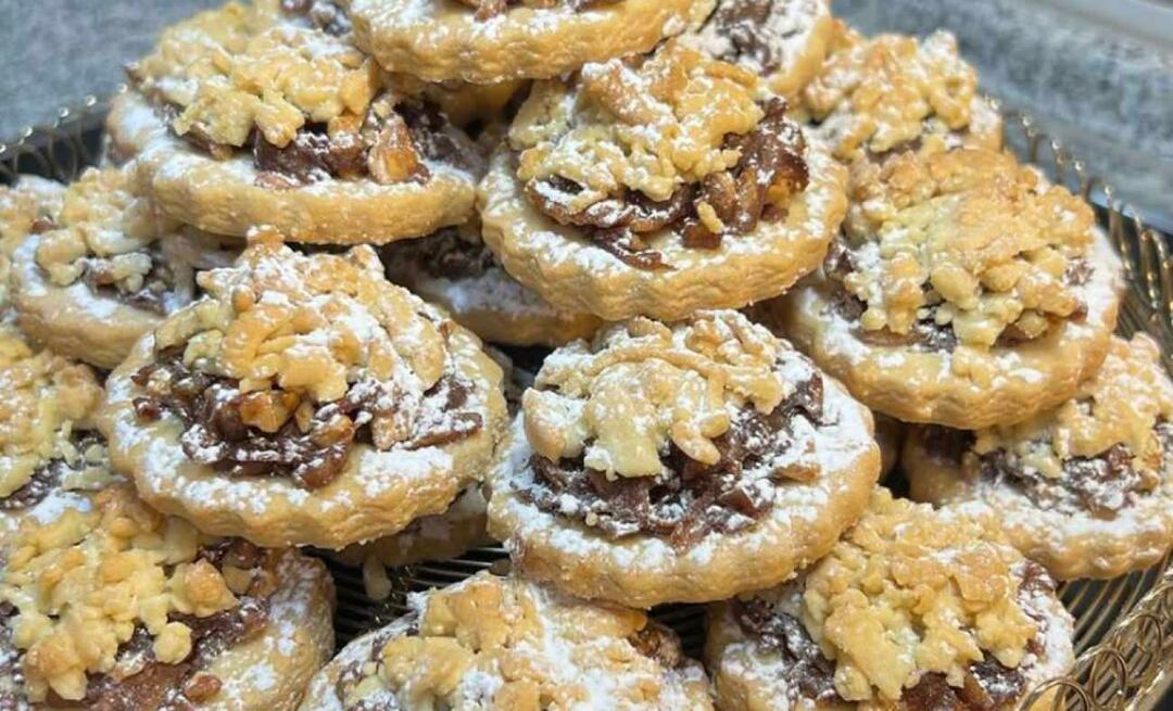 Comment faire des cookies aux pommes rassis? Biscuits aux pommes pleine grandeur avec un look différent