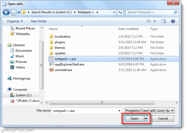 Comment ajouter des associations de programmes aux types de fichiers dans Windows 7