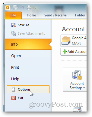 add-new-outlook-timezones Fichier, Options