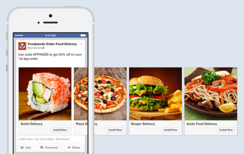 Facebook met à jour les publicités pour les applications de bureau et mobiles
