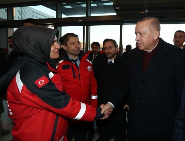 Le président Erdogan a félicité Emine Kuştepe