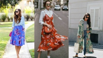 Quelles sont les robes à motif floral?