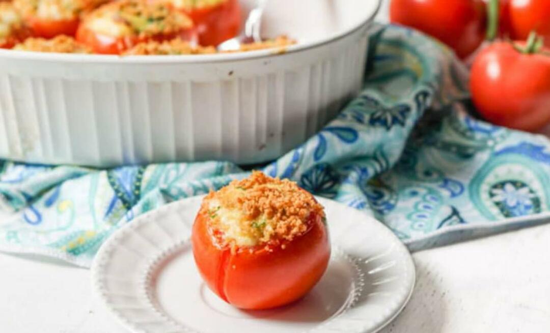 Comment faire des tomates farcies à l'œuf? Tomates farcies aux œufs pour le petit-déjeuner Recette et ingrédients