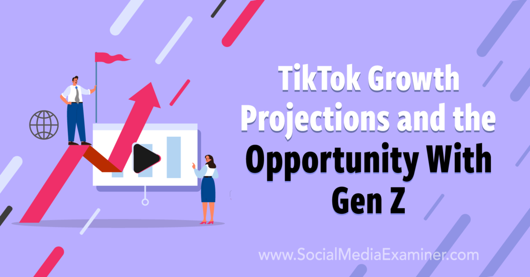 Projections de croissance de TikTok et opportunité avec la génération Z: examinateur des médias sociaux
