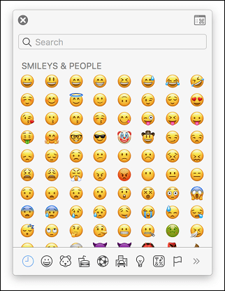 activer le clavier emoji macos