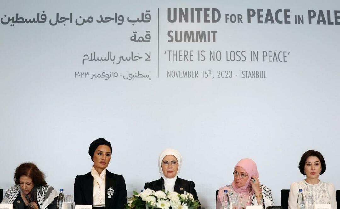  Mouvement d'initiative du Sommet One Heart de la Première Dame Erdoğan pour la Palestine