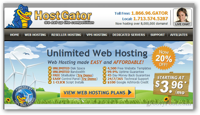 hostgator, de floride pour le web