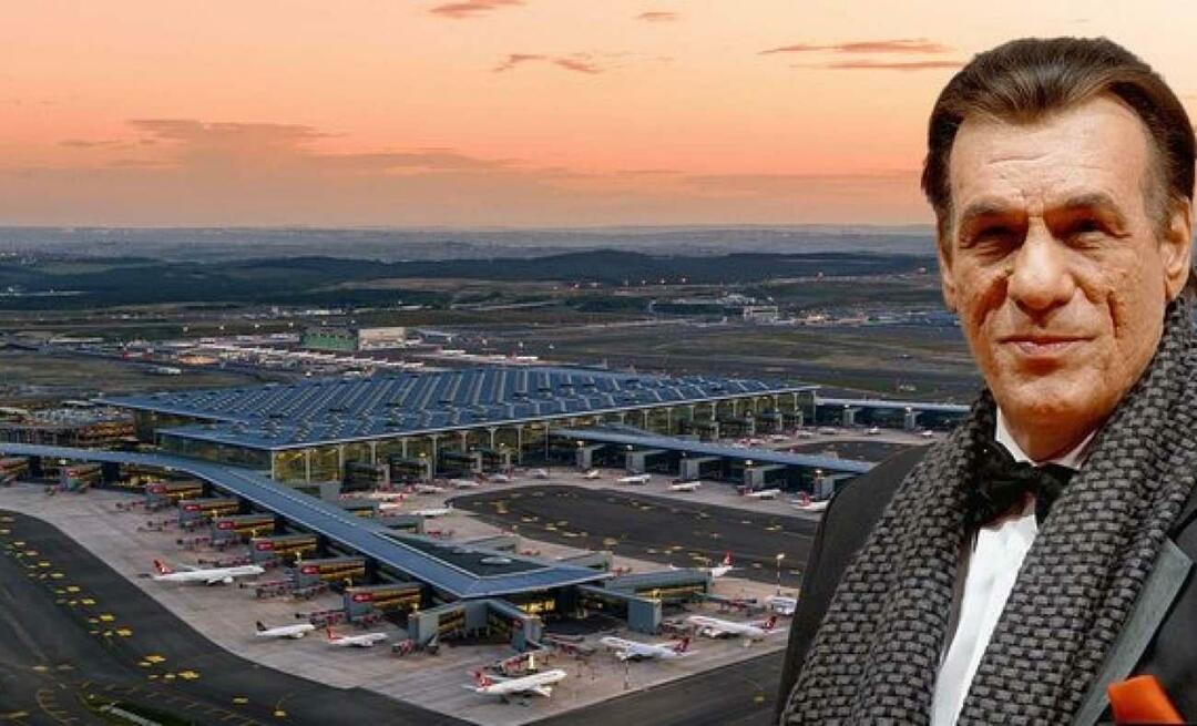 L'acteur de renommée mondiale Robert Davi a admiré l'aéroport d'Istanbul !