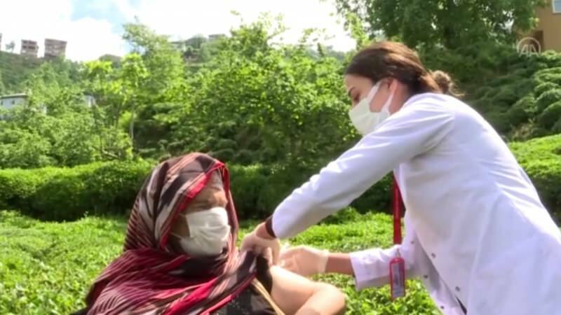 Le virage de la vaccination des professionnels de la santé se poursuit dans la géographie difficile de la région orientale de la mer Noire