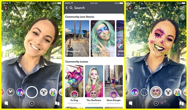 Snapchat déploiera Lens Explorer, un moyen plus simple de découvrir et de déverrouiller des milliers d'objectifs construits par des Snapchatters à travers le monde.