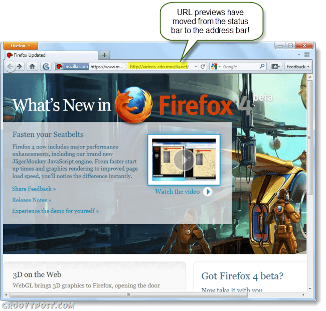 Firefox 4 Beta 7 a relancé les moteurs