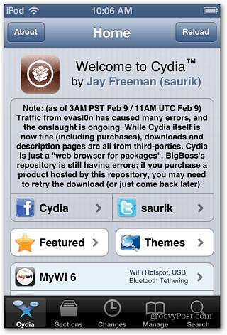 Bienvenue à Cydia