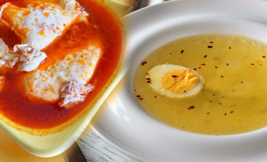 Comment faire une soupe aux œufs? La célèbre recette de soupe aux œufs de Silivri !