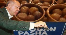 Le dessert 'Erdogan Pacha' a commencé à être vendu au Kosovo! Ces images sont devenues l'agenda des réseaux sociaux.
