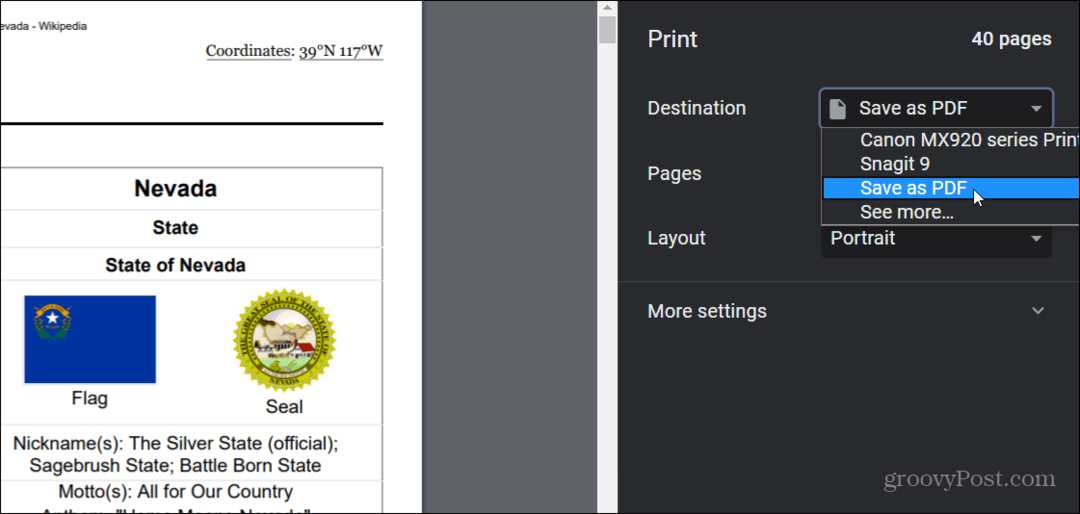 Comment enregistrer une page Web au format PDF à partir de Google Chrome