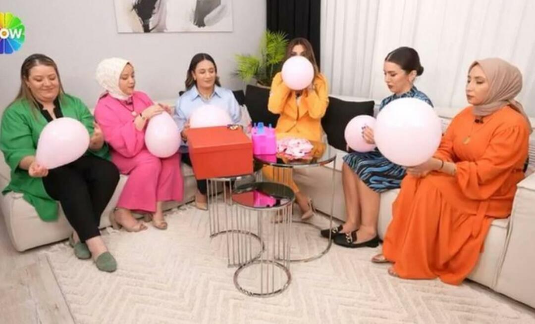 Moments étranges à la Maison de la Mariée! Aslı Hünel et les mariées ont organisé une course de ballons