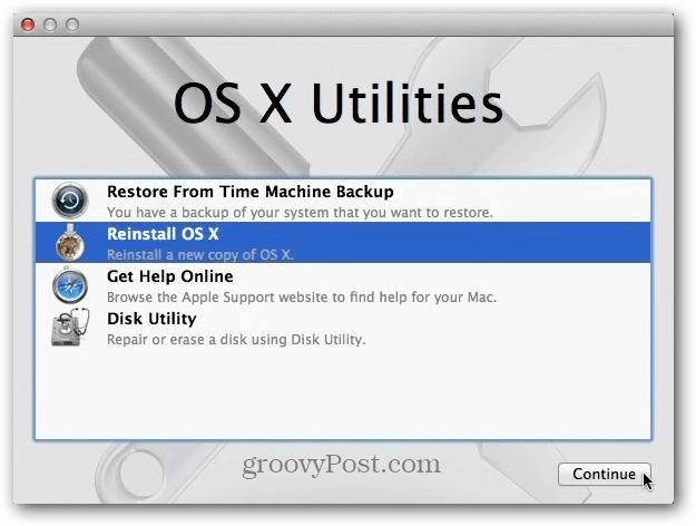 Utilitaires OS X