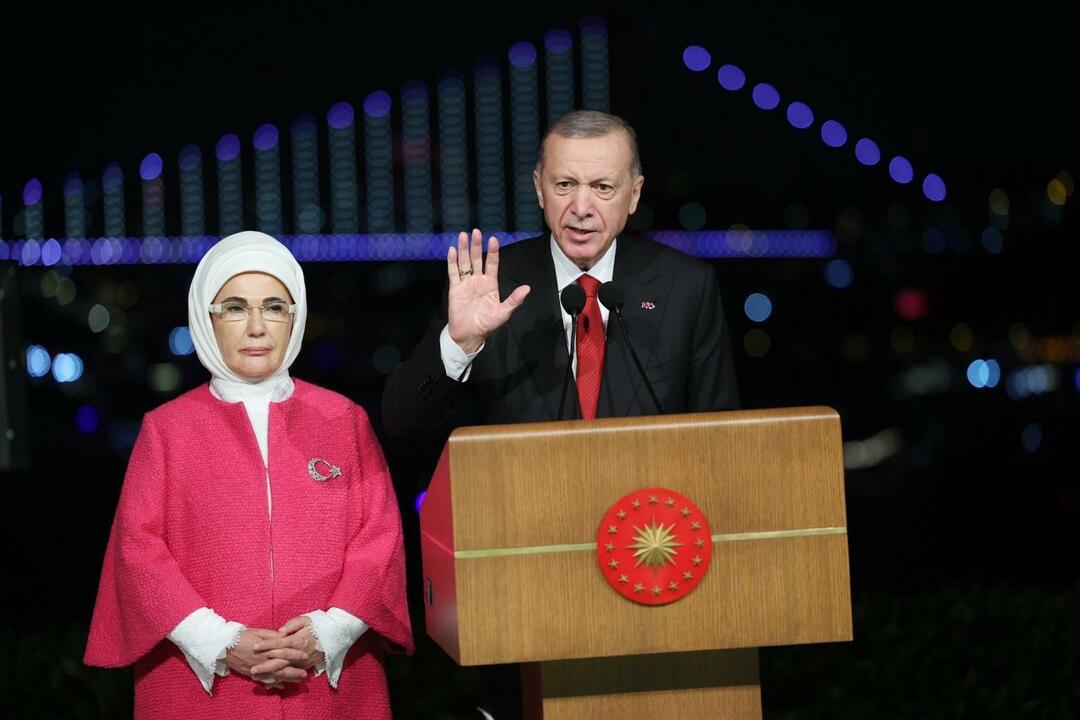 100e anniversaire de la Première Dame Erdoğan. message de l'année: "La République est le guide immuable de notre avenir !"