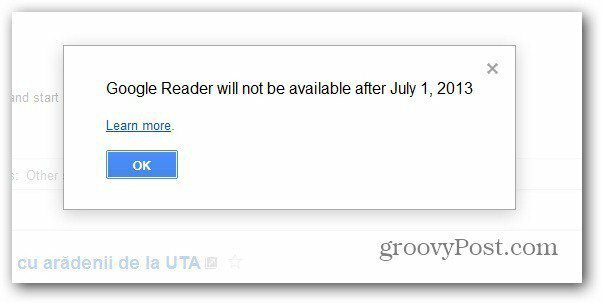 Google Reader ferme ses portes en juillet: exportez vos données de flux