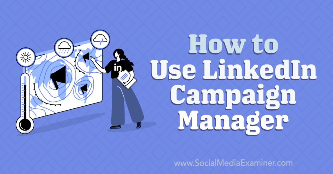 Comment utiliser LinkedIn Campaign Manager: examinateur de médias sociaux