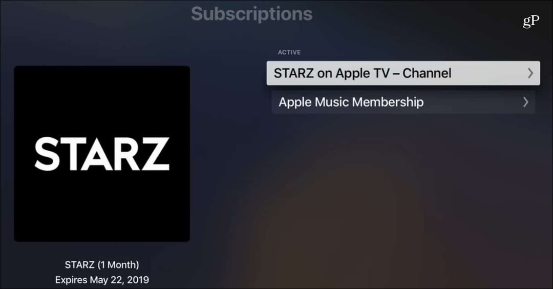 Annuler l'abonnement à la chaîne Apple TV