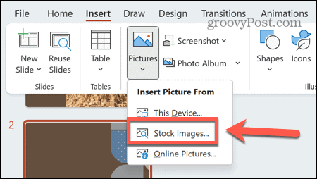 images d'archives powerpoint