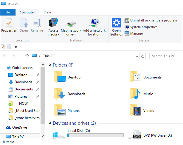 Comment désactiver l'accès rapide dans l'explorateur de fichiers de Windows 10