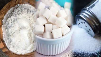 3 méthode minceur en restant à l'écart des blancs! Comment laisser le sucre et le sel?