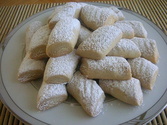 biscuits au sucre en poudre