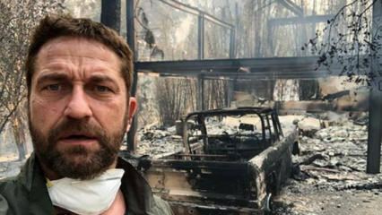La maison de l'acteur de renommée mondiale Gerard Butler s'est transformée en cendres