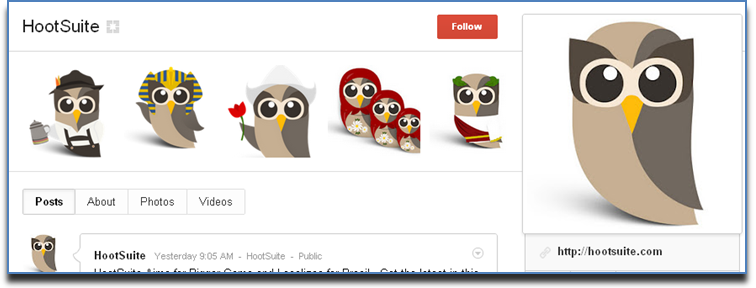page hootsuite