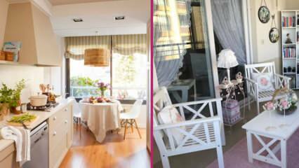 Est-il avantageux d'inclure le balcon dans le salon? Idées de décoration de cuisine combinées avec un balcon