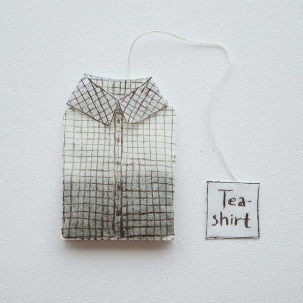Sachets de thé de chemises